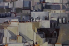 Nicole ELKON - Paris 283 – 89 x 116 cm Huile sur toile