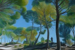 Emese CHAUVEL -Printemps au sud – 60 x 73 cm Acrylique